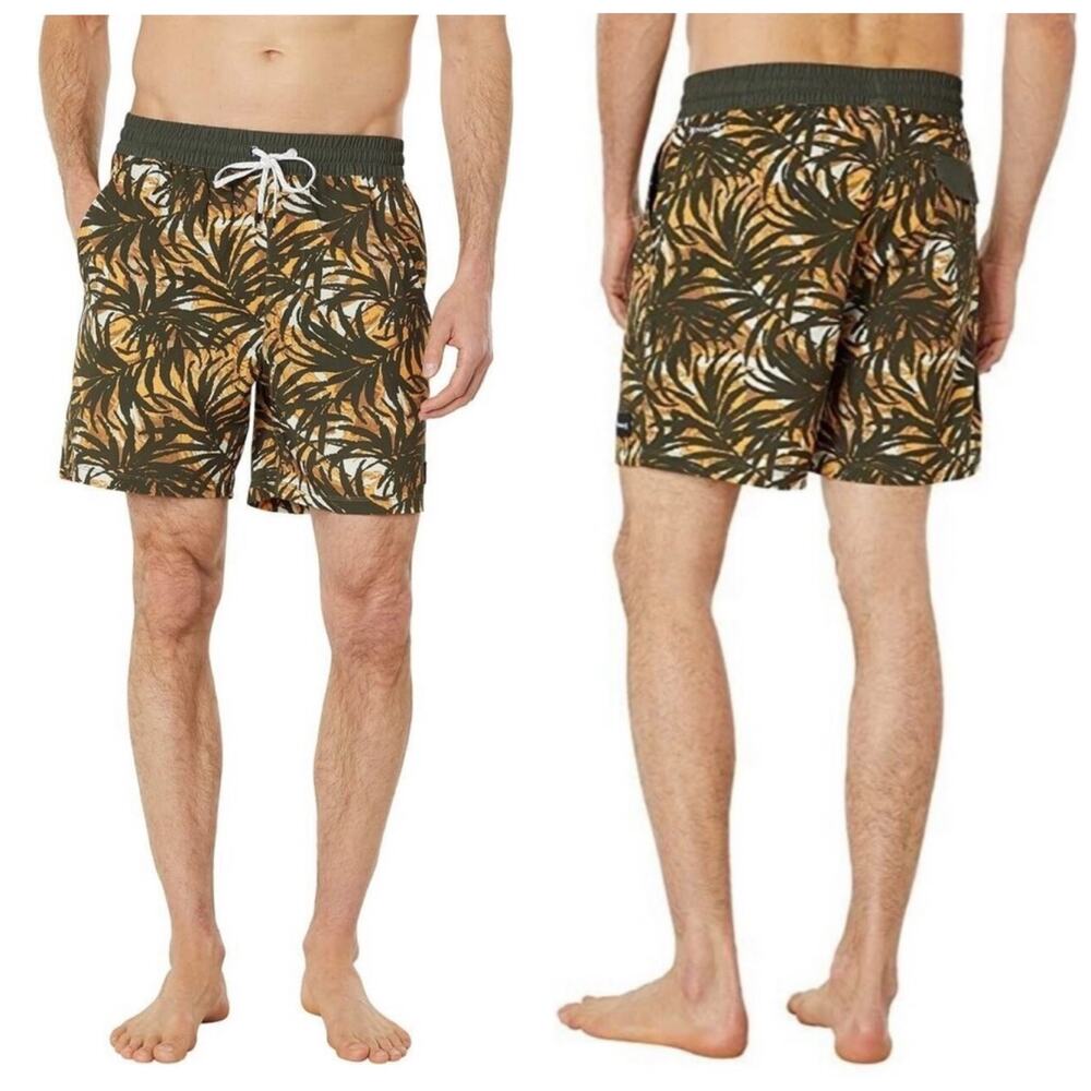 Hurley Phantom Cannonball Volley Boardshorts Olive Green 5.5" Stretch Shorts - M